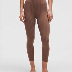 Lululemon Wunder Under High-Rise Tight 25” Tonal Stripe